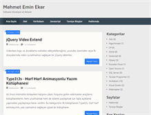 Tablet Screenshot of mehmetemineker.com